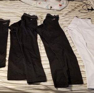 4 pair boys size 7-8 athletic tights